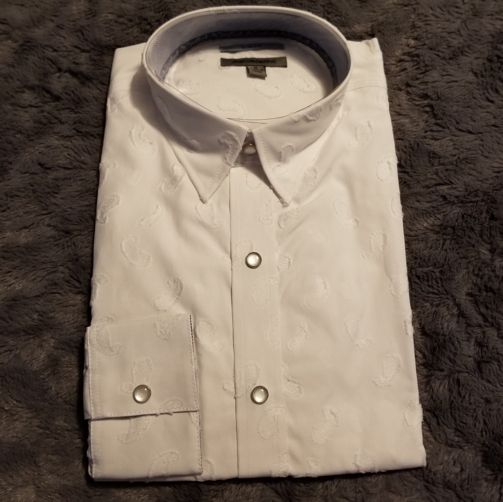 Johnston & Murphy White Dress/Work Shirt